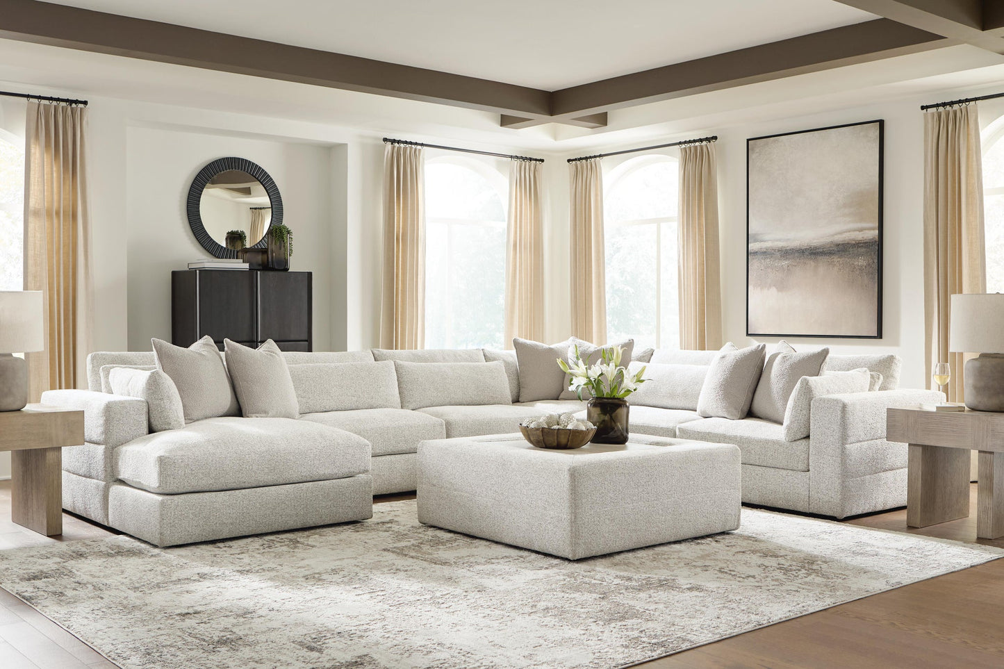 Ashbourne Estate 6-Piece Sectional with Chaise