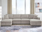 ModMax Luxe 4-Piece Double Storage Chaise Sectional