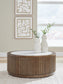 Hadonna Round Cocktail Table