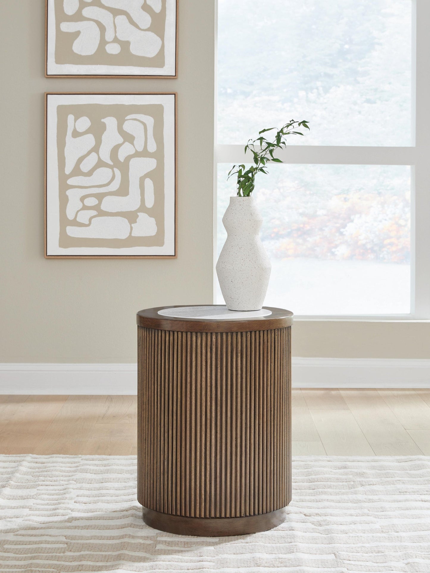 Hadonna Round End Table