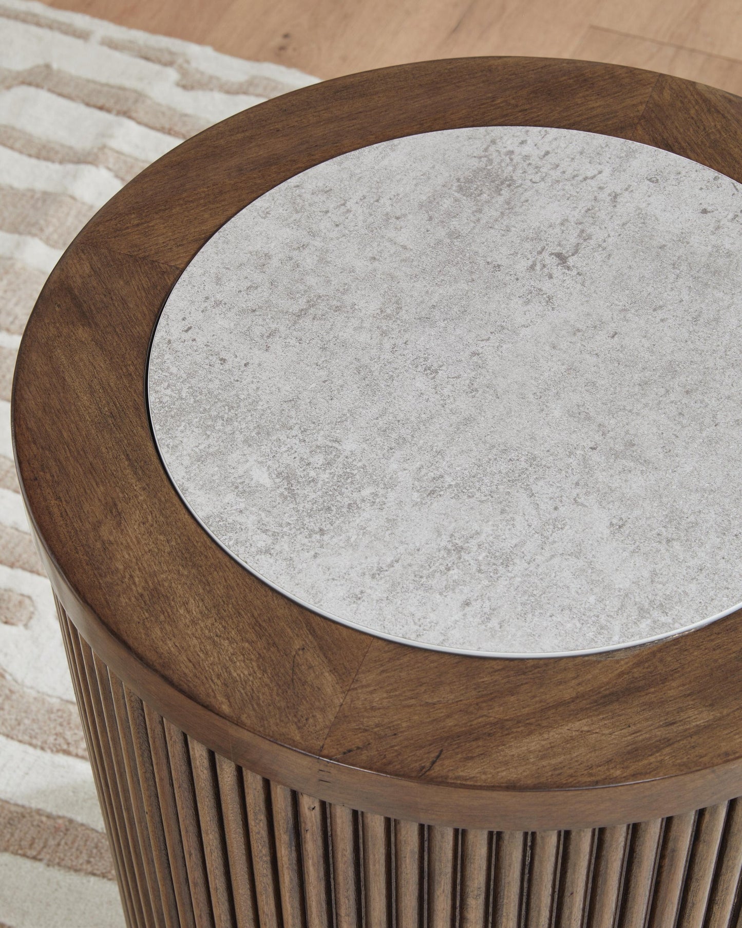 Hadonna Round End Table