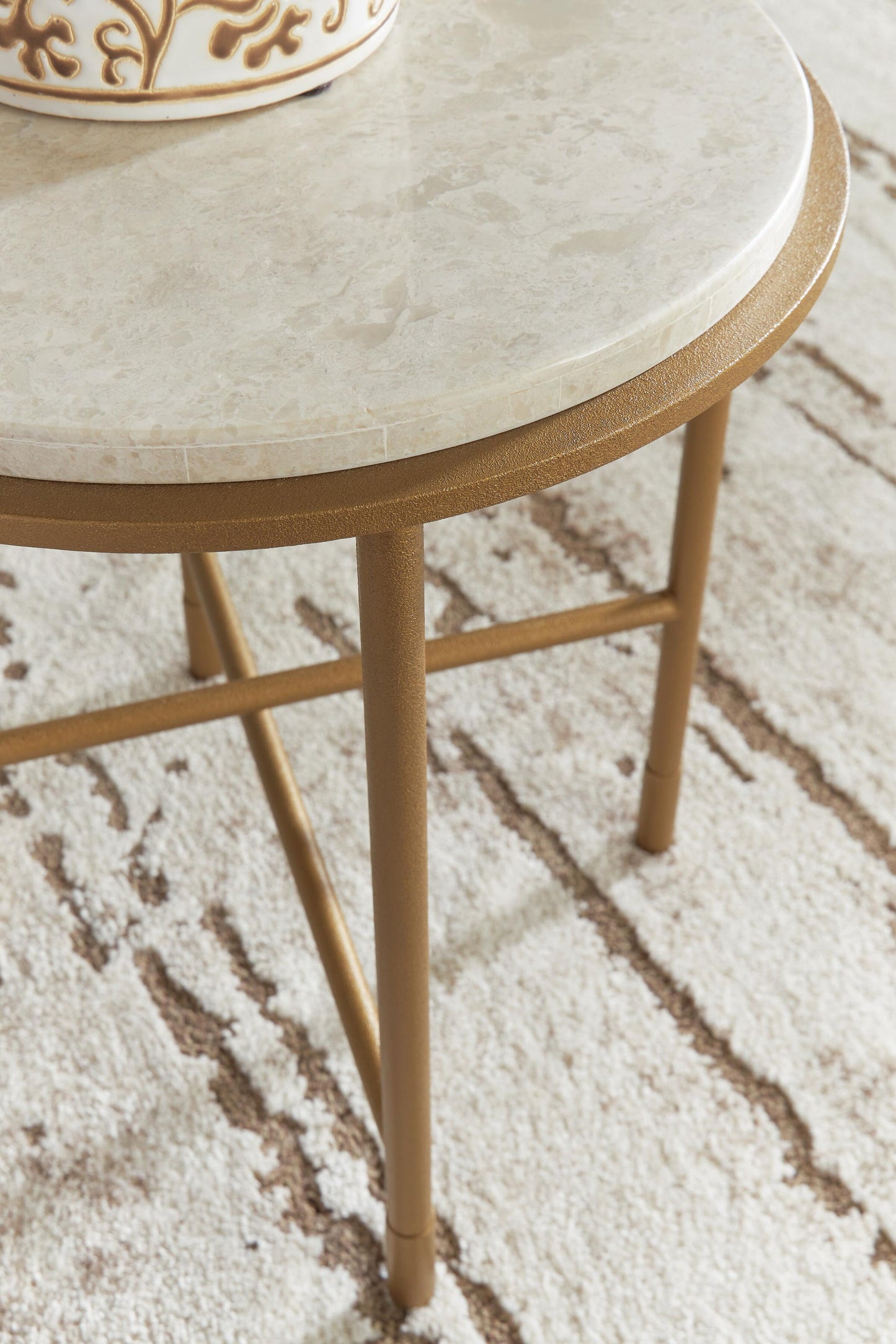 Alben Round End Table