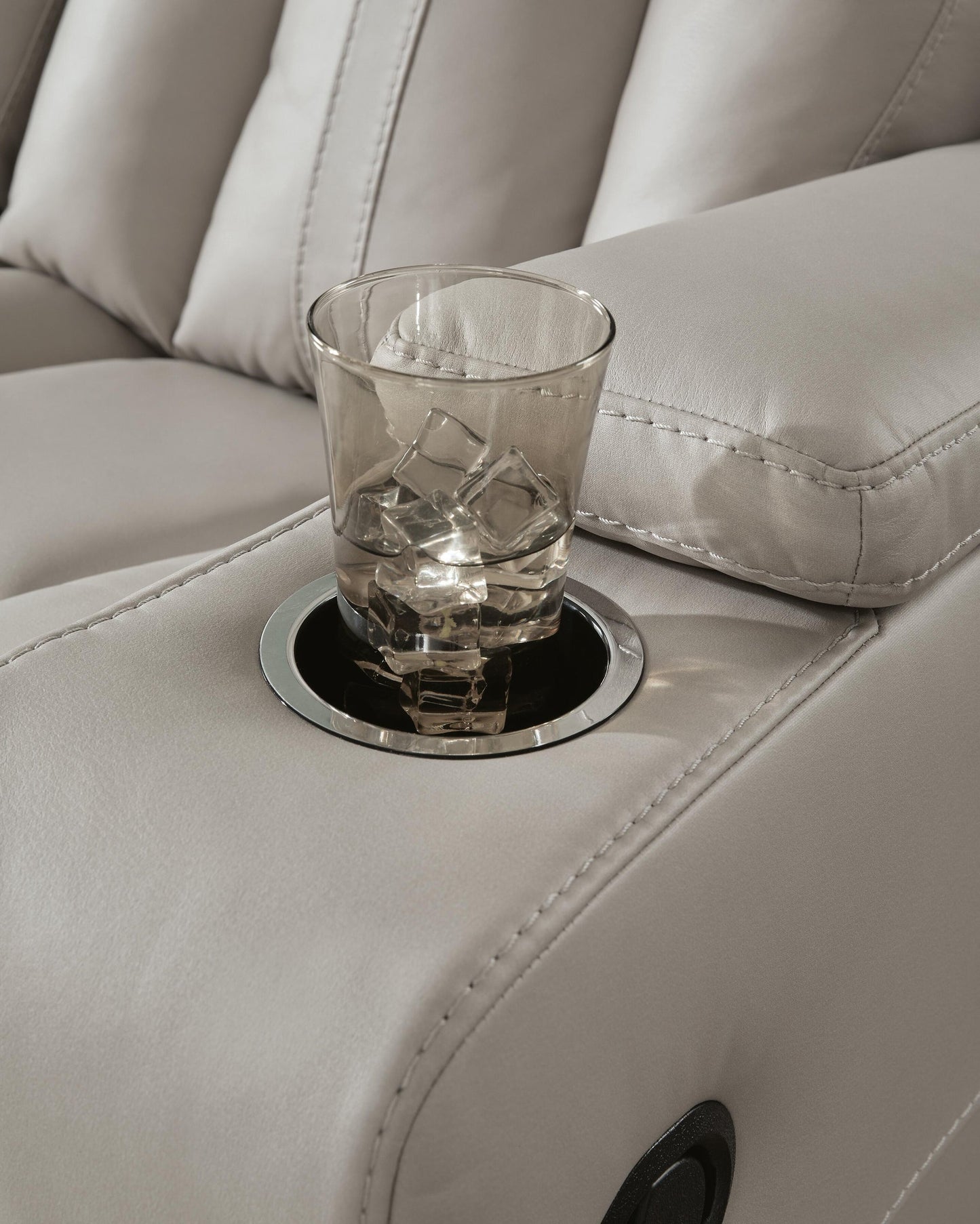 Elevate Edges REC Sofa w/Drop Down Table