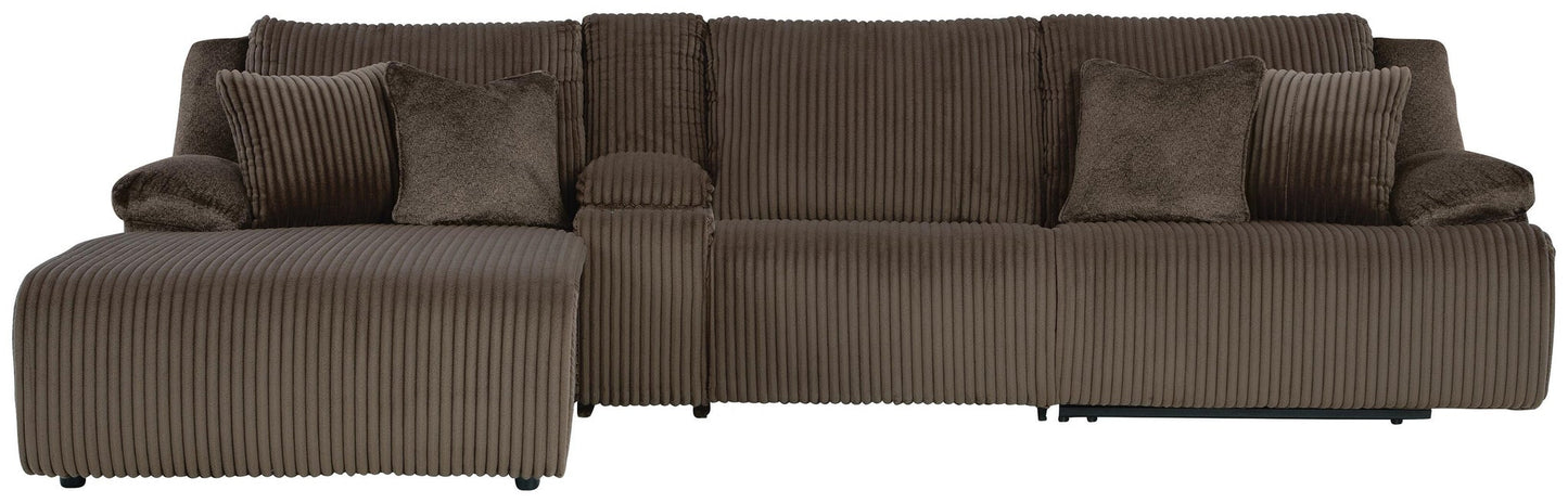Top Tier 4-Piece Reclining Sectional with Chaise