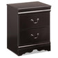 Huey Vineyard Queen Sleigh Headboard Bed with Mirrored Dresser, Chest and Nightstand