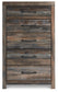 Drystan Full Bookcase Bed with 4 Storage Drawers with Mirrored Dresser, Chest and Nightstand