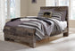 Derekson Full Panel Bed with Mirrored Dresser