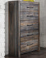 Drystan Full Bookcase Bed with 4 Storage Drawers with Mirrored Dresser, Chest and Nightstand