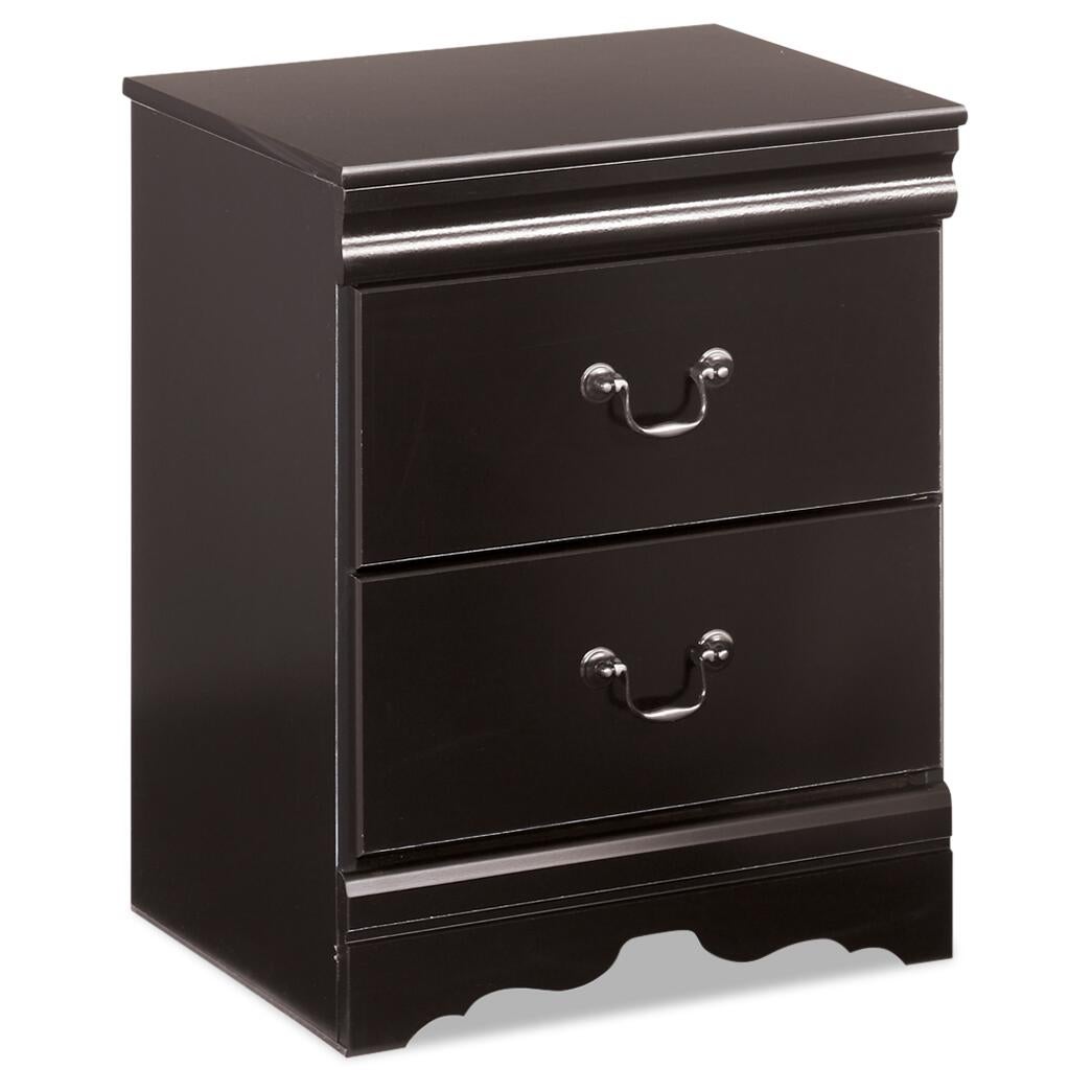 Huey Vineyard Twin Sleigh Bed with Mirrored Dresser, Chest and Nightstand