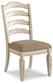 Realyn Dining Table and 4 Chairs