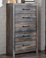 Drystan Full Bookcase Headboard, Dresser, Mirror, Chest and Nightstand