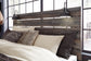 Drystan King Panel Bed with 2 Storage Drawers, Dresser, Mirror, Chest and Nightstand