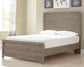 Culverbach Full Panel Bed with Mirrored Dresser