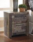 Derekson Twin Panel Bed with Mirrored Dresser, Chest and Nightstand