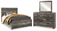 Wynnlow Queen Panel Bed with Mirrored Dresser