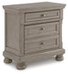 Lettner California King Sleigh Bed with Mirrored Dresser, Chest and Nightstand