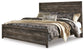 Wynnlow King Panel Bed with Mirrored Dresser