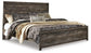 Wynnlow King Panel Bed with Mirrored Dresser, Chest and Nightstand