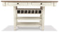 Bolanburg Counter Height Dining Table and 4 Barstools