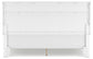 Fortman King Panel Bed with Mirrored Dresser