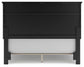 Lanolee Queen Panel Bed with Mirrored Dresser, Chest and Nightstand