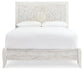 Paxberry Queen Panel Bed with Mirrored Dresser, Chest and Nightstand