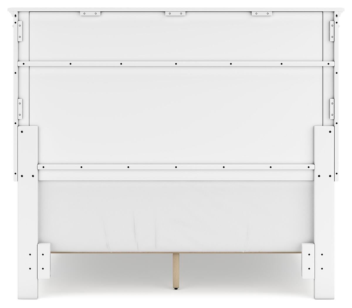 Fortman Full Panel Bed with Mirrored Dresser