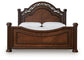 Lavinton Queen Poster Bed with Mirrored Dresser