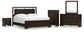 Covetown California King Panel Bed, Dresser, Mirror, Chest and Nightstand