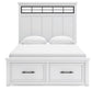 Ashbryn Queen Panel Storage Bed, Dresser and Mirror