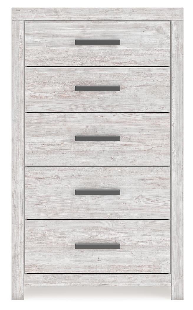 Cayboni Queen Panel Bed, Dresser, Mirror, Chest and Nightstand