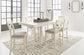 Robbinsdale Counter Height Dining Table and 6 Barstools