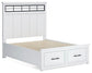 Ashbryn Queen Panel Storage Bed, Dresser, Mirror, Chest and Nightstand