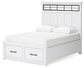Ashbryn Queen Panel Storage Bed, Dresser, Mirror, Chest and Nightstand
