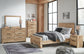 Hyanna Full Panel Bed, Dresser, Mirror and Nightstand