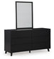 Danziar Queen Panel Headboard, Dresser, Mirror and Nightstand