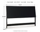 Danziar King Panel Headboard, Dresser and Mirror