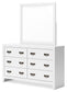 Binterglen Twin Panel Bed, Dresser, Mirror, Chest and Nightstand