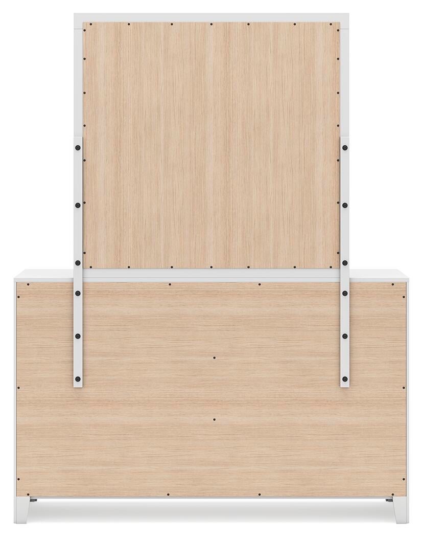 Binterglen California King Panel Bed, Dresser, Mirror, Chest and Nightstand