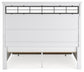 Ashbryn King Panel Storage Bed, Dresser, Mirror and Nightstand