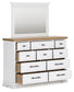 Ashbryn California King Panel Storage Bed, Dresser, Mirror, Chest and Nightstand