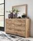 Hyanna King Panel Headboard, Dresser, Mirror, Chest and Nightstand