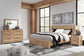 Hyanna Queen Panel Storage Bed, Dresser and Mirror