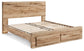 Hyanna Queen Panel Storage Bed, Dresser, Mirror, Chest and Nightstand