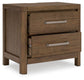 Cabalynn Queen Upholstered Bed with Mirrored Dresser, Chest and Nightstand