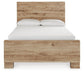Hyanna Full Panel Bed with 1 Side Storage, Dresser, Mirror, Chest and Nightstand