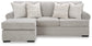 Eastonbridge Sofa Chaise, Chair, and Ottoman