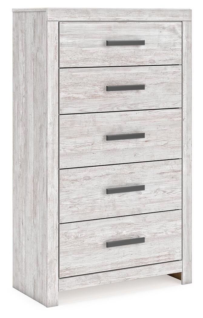Cayboni Twin Panel Bed, Dresser, Mirror, Chest and Nightstand