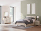 Lawroy Queen Panel Bed with Storage, Dresser, Mirror and Nightstand