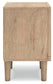 Cielden Full Upholstered Panel Bed with Mirrored Dresser and Nightstand